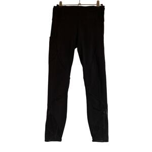 Lululemon Size 6  Lace Inlay Women's Black Legging